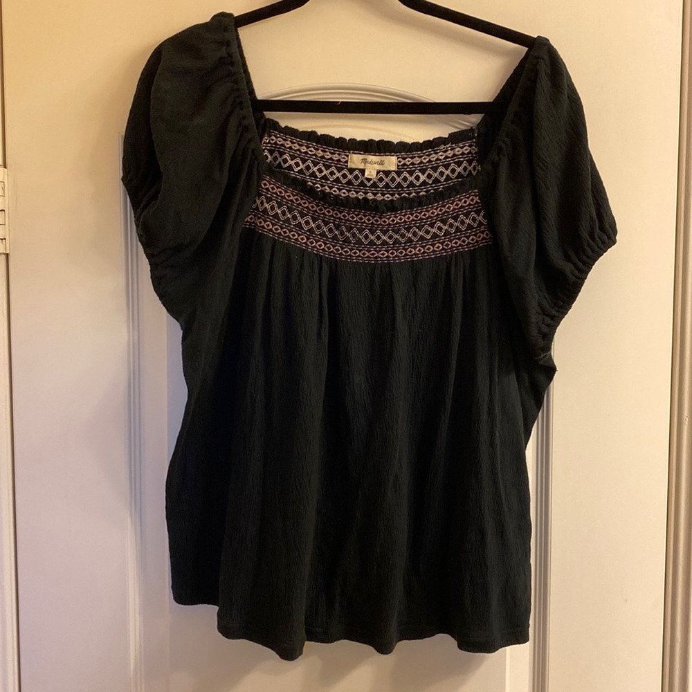 Madewell top black size L